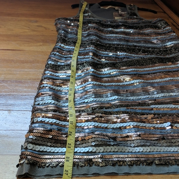 Chelsea & Violet Sequin Racerback Slip Dress NWT M - Picture 6 of 7